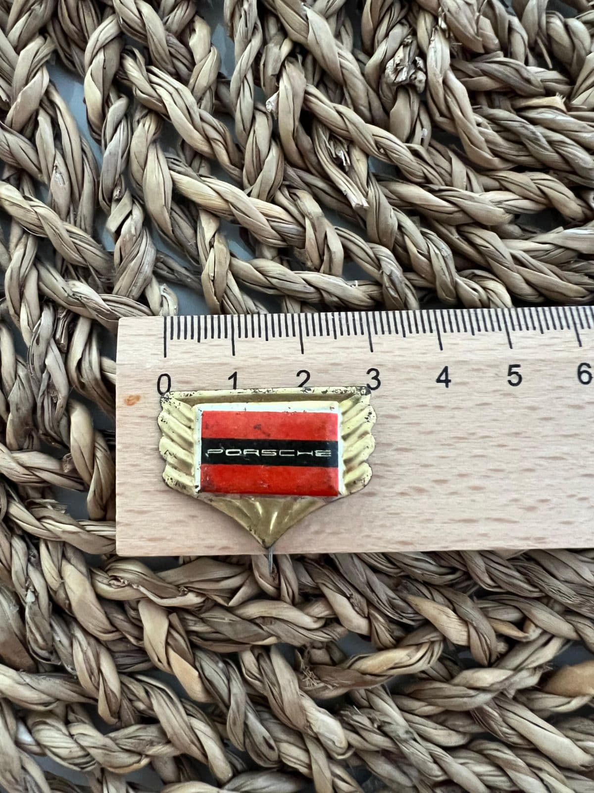 Vintage Porsche Pin P.K.W Deutschland